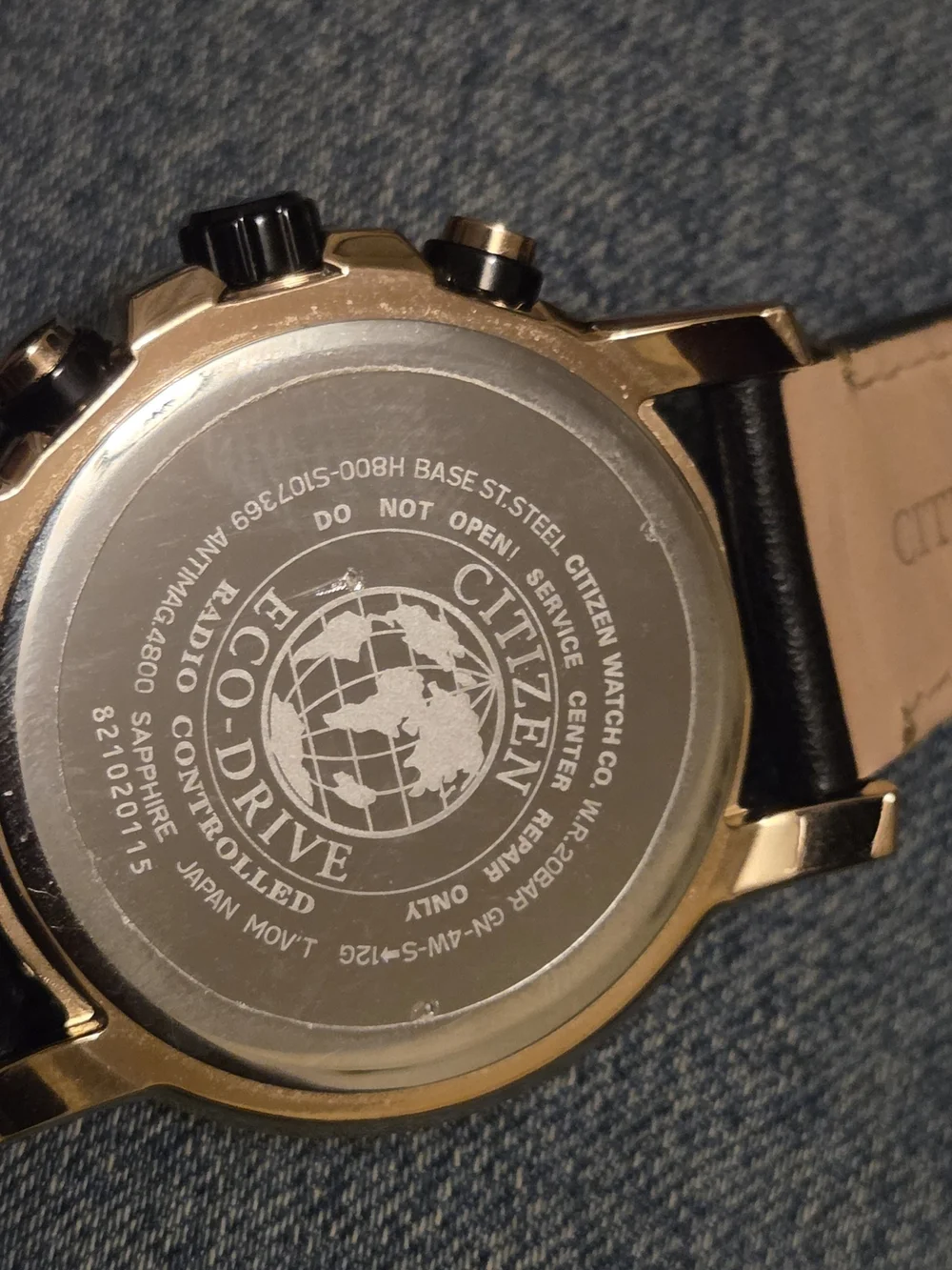 Citizen Eco Drive Radio Solar Watch AT8126-02E Used